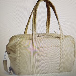 Vera Bradley Golden Olive  Travel Bag Brand New Nylon 17" X 11" X 7"